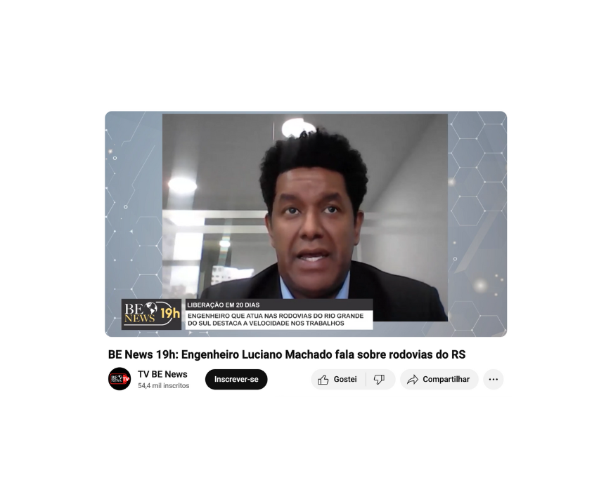 Engenheiro Luciano Machado fala sobre rodovias do RS
